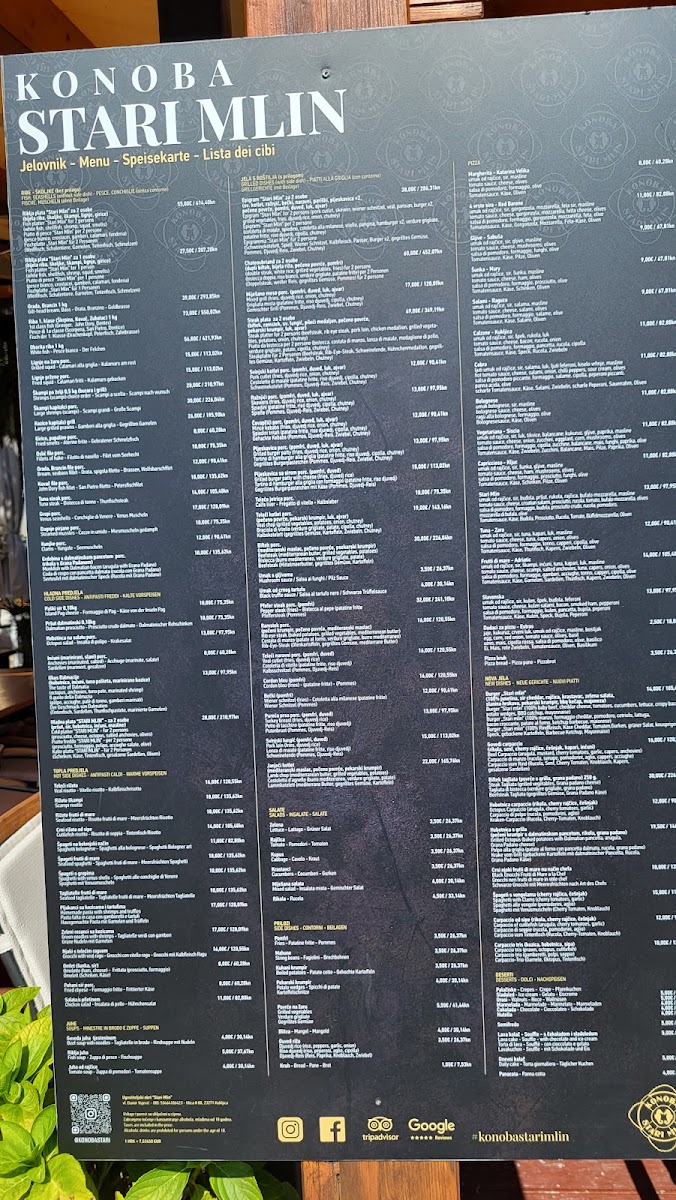 Stari Mlin Menu - Image 2